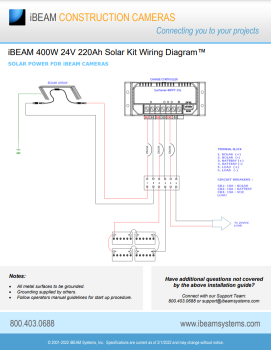 400W 24V 220Ah solar wiring diagram