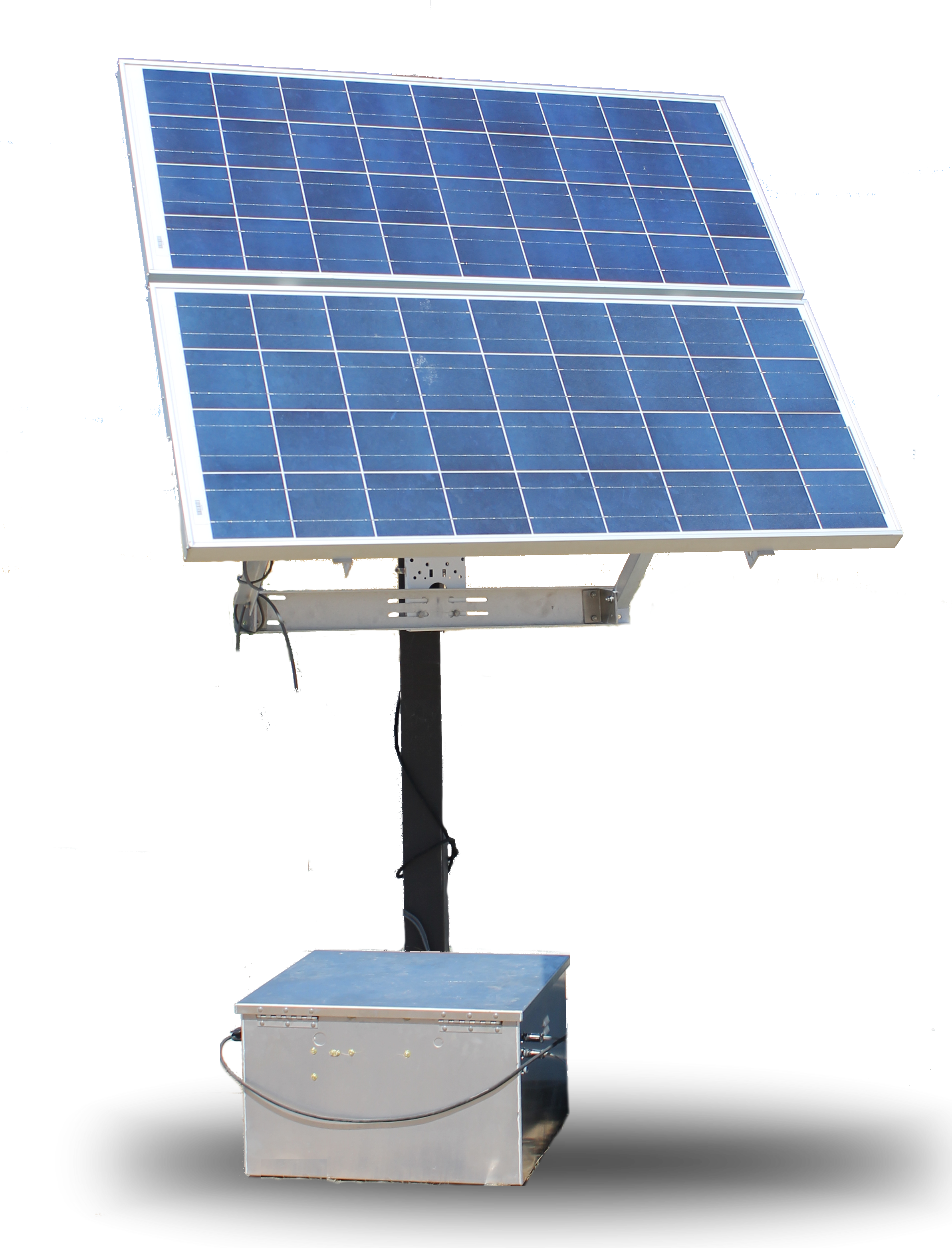 Solar power kit for construction camera