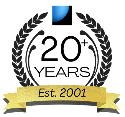 iBEAM Construction Cameras 20+ years anniversary logo